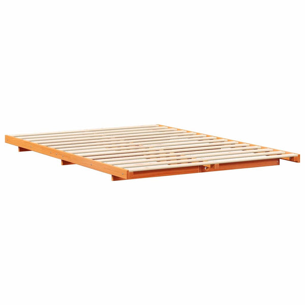 Lattiapunkka Vahanruskea 5FT King Size Täysi mänty