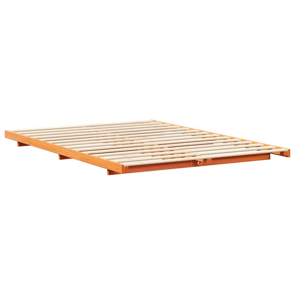 Lattiapunkka Vahanruskea 5FT King Size Täysi mänty
