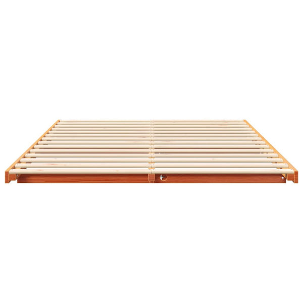 Lattiapunkka Vahanruskea 5FT King Size Täysi mänty