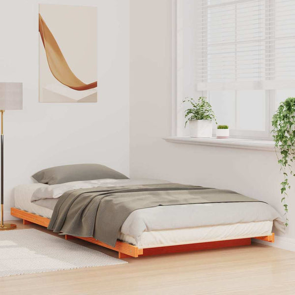 Lattiapunkka Vahanruskea 90 x 220 cm Täysi mänty