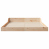 Ruskea sängyn runko 4FT Small Double Massiivinen mänty