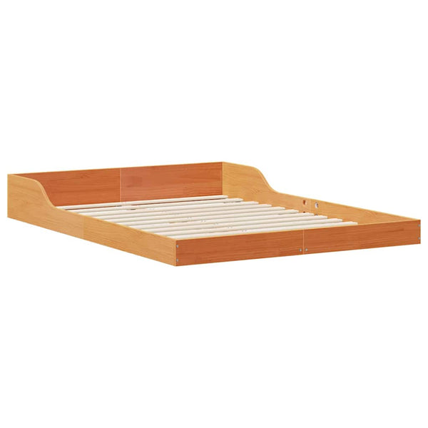 Sängyn runko ruskea vaha 4FT Small Double mänty massiivinen
