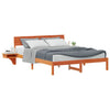 Massiivinen mänty sängyn runko Vaha ruskea 5FT King Size