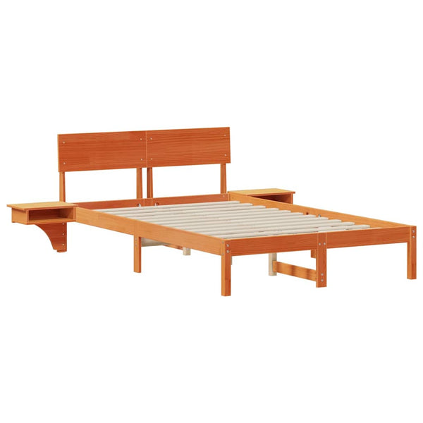 Vaha ruskea sängyn runko 4FT Small Double massiivinen mänty