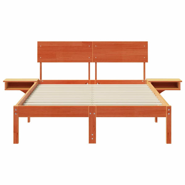 Vaha ruskea sängyn runko 4FT Small Double massiivinen mänty