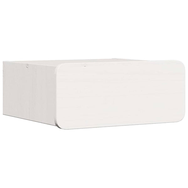 Yöpöytä 2 pcs Valkoinen 39 x 34 x 16,5 cm Täysi mänty