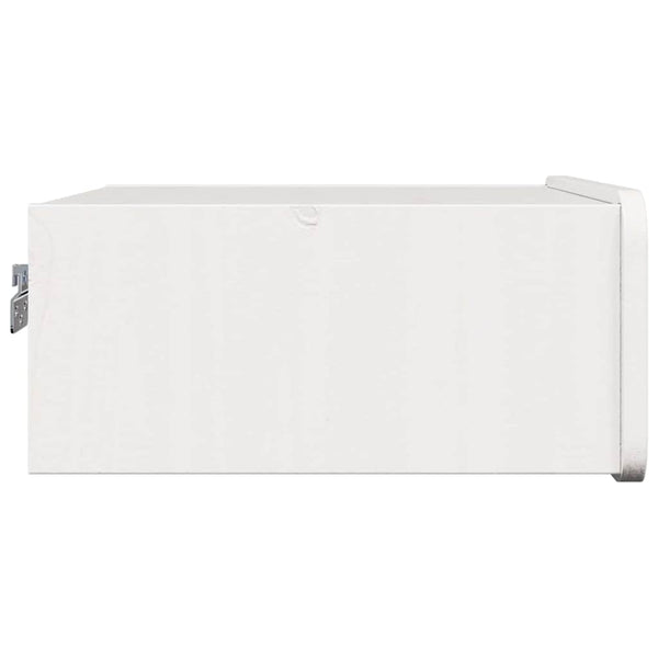 Yöpöytä 2 pcs Valkoinen 39 x 34 x 16,5 cm Täysi mänty
