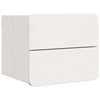 Yöpöytä 2 pcs Valkoinen 39 x 34 x 33 cm Täysi mänty