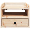 Yöpöytä laatikon kanssa Ruskea 38 x 36 x 29,5 cm Täysi mänty