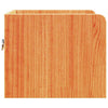 Yöpöytä 2 pcs Vaha ruskea 38 x 36 x 29,5 cm Täysi mänty