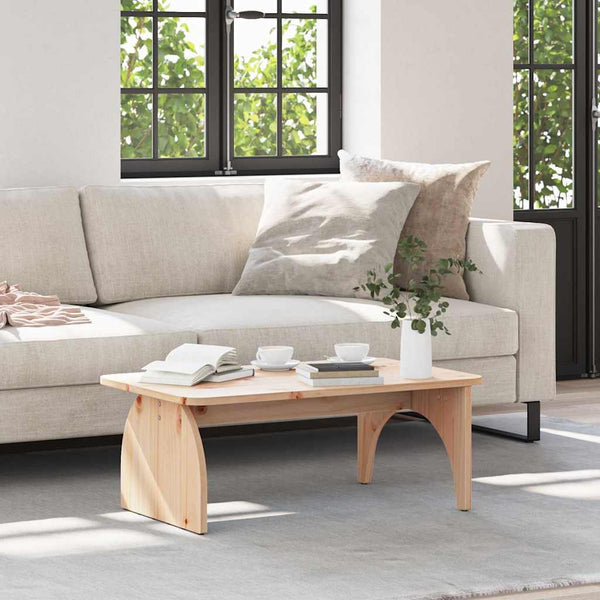 Sohvapöytä Luonnollinen 80 x 50 x 31 cm Täysi mänty