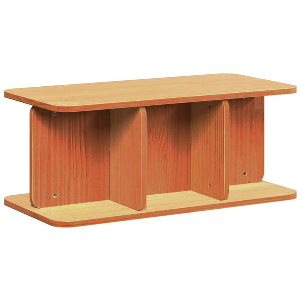 Sohvapöytä Vaha ruskea 80 x 39,5 x 33,5 cm Täysi mänty