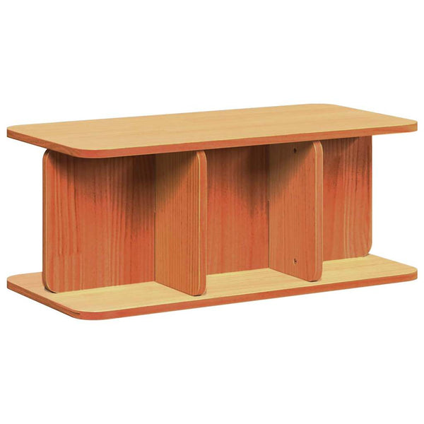 Sohvapöytä Vaha ruskea 80 x 39,5 x 33,5 cm Täysi mänty