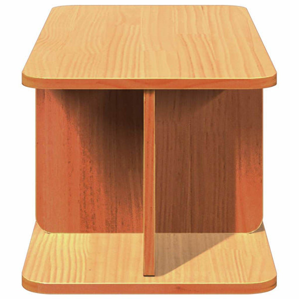 Sohvapöytä Vaha ruskea 80 x 39,5 x 33,5 cm Täysi mänty