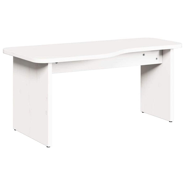 Sohvapöytä 2 kpl Valkoinen 100 x 69 x 35,5 cm Täysi mänty