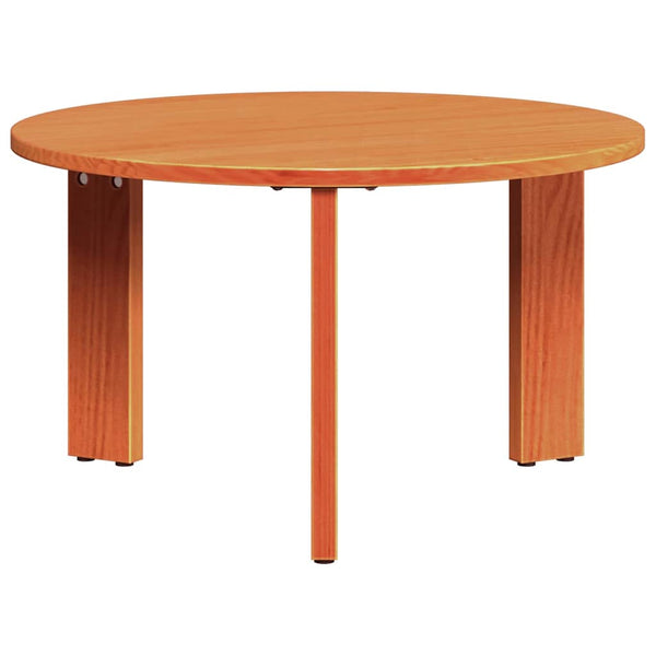 Sohvapöytä 2 kpl Vaha ruskea 47,5 x 47,5 x 27 cm Täysi Mänty