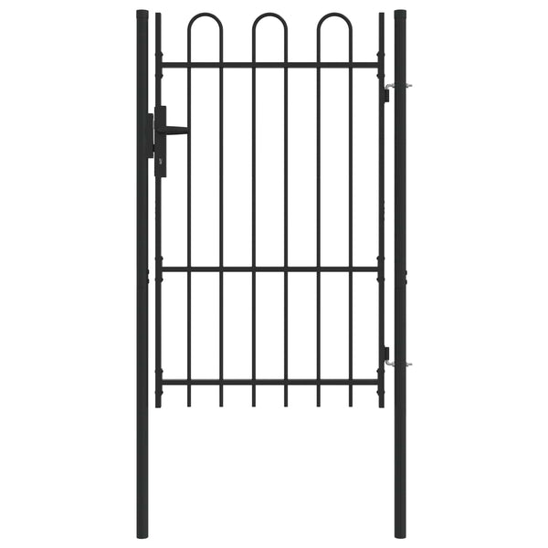 Aitausportti BOXTEL 103 x 200 cm Jauhemaalattu Teräs Harmaa