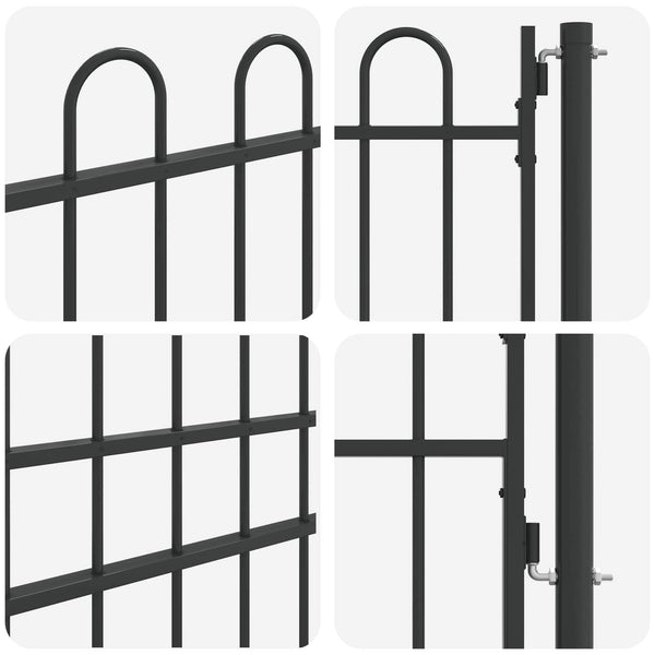 Aitausportti BOXTEL 103 x 250 cm Jauhemaalattu Teräs Harmaa