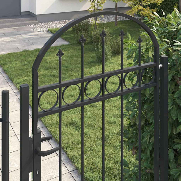 Aitalatu ASSEN 200 x 88 x 14 cm Teräs Harmaa Lukittava