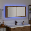LED Peilikaappi Artisan tammi 100 x 12 x 45 cm Tekninen puu