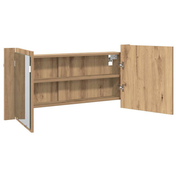 LED Peilikaappi Artisan tammi 100 x 12 x 45 cm Tekninen puu