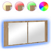 LED Peilikaappi Artisan tammi 100 x 12 x 45 cm Tekninen puu
