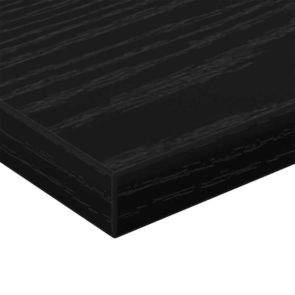 Hyllylevy 3 tasoa 4 kpl 40 x 10 x 1,5 cm Tekninen puu Musta