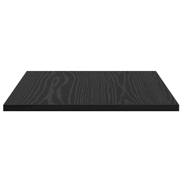 Hyllylevy 3 tasoa 4 kpl 40 x 40 x 1,5 cm Tekninen puu Musta