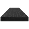 Hyllylevy 3 tasoa 4 kpl 60 x 10 x 1,5 cm Tekninen puu Musta
