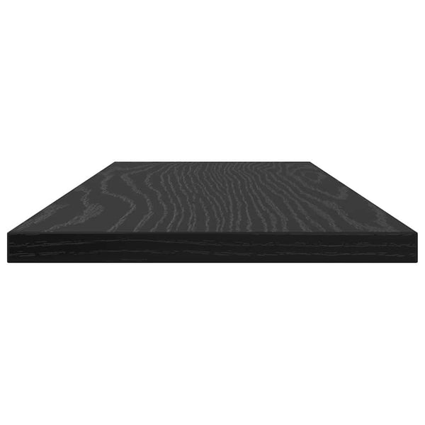 Hyllylevy 3 tasoa 4 kpl 60 x 20 x 1,5 cm Tekninen puu Musta