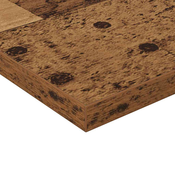 Hyllylevy 3 tasoa 4 kpl 80 x 40 x 1,5 cm Tekninen puu Ruskea