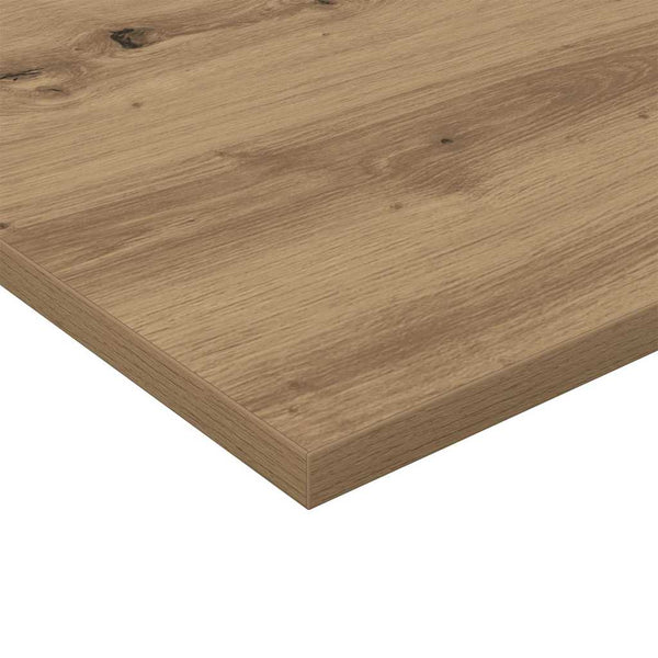Hyllylevy 3 tasoa 4 kpl 80 x 40 x 1,5 cm Tekninen puu Ruskea