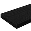 Hyllylevy 3 tasoa 4 kpl 100 x 10 x 1,5 cm Tekninen puu Musta