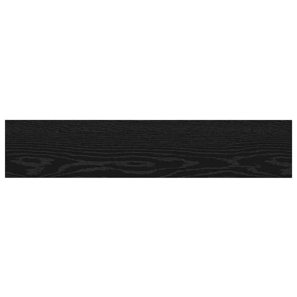 Hyllylevy 3 tasoa 4 kpl 100 x 20 x 1,5 cm Tekninen puu Musta
