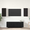 Seinä TV Kaappi 2 pcs Musta tammi. 30,5 x 30 x 60 cm