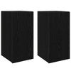 Seinä TV Kaappi 2 pcs Musta tammi. 30,5 x 30 x 60 cm