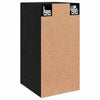 Seinä TV Kaappi 2 pcs Musta tammi. 30,5 x 30 x 60 cm