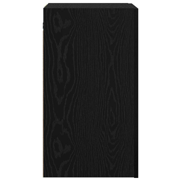 Seinä TV Kaappi 2 pcs Musta tammi. 30,5 x 30 x 60 cm