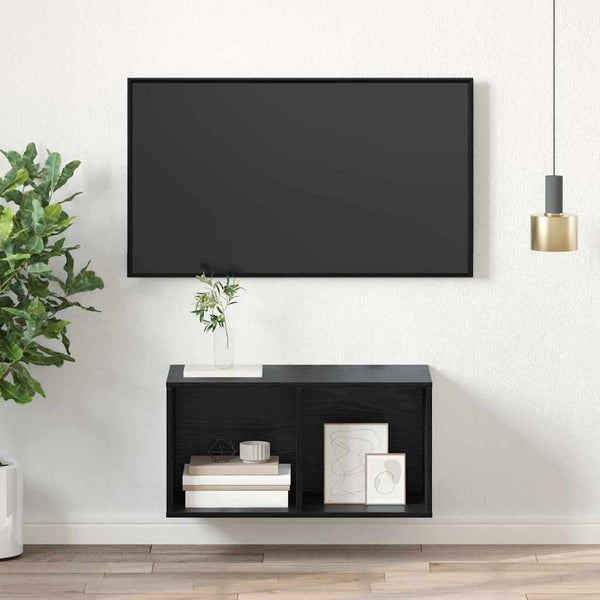 TV-tasosetti Musta tammi. 37 x 37 x 72 cm Tekninen puu