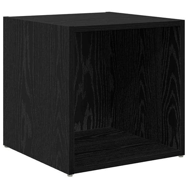 TV-tasosetti 2 pcs Musta 37 x 35 x 37,5 cm Tekninen puu