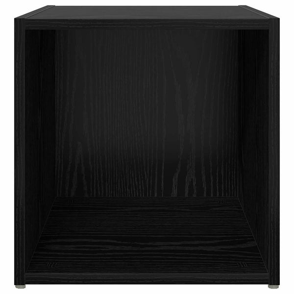 TV-tasosetti 2 pcs Musta 37 x 35 x 37,5 cm Tekninen puu