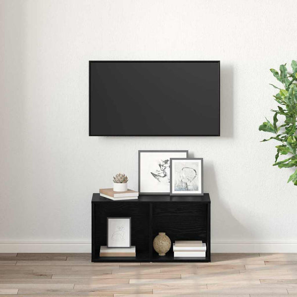 TV-tasosetti 72 x 35 x 37 cm, Musta Tekninen puu