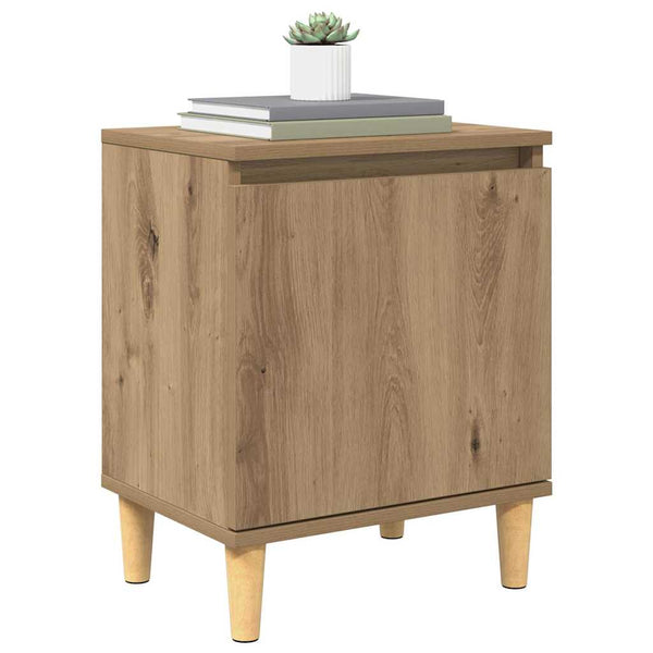 Artesaani yöpöytäkaappi tammi 40 x 30 x 50 cm materiaalina tekninen puu