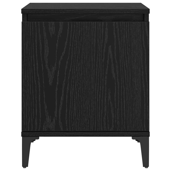 Yöpöytäkaappi Musta tammi 40 cm x 30 cm x 50 cm Tekninen puu