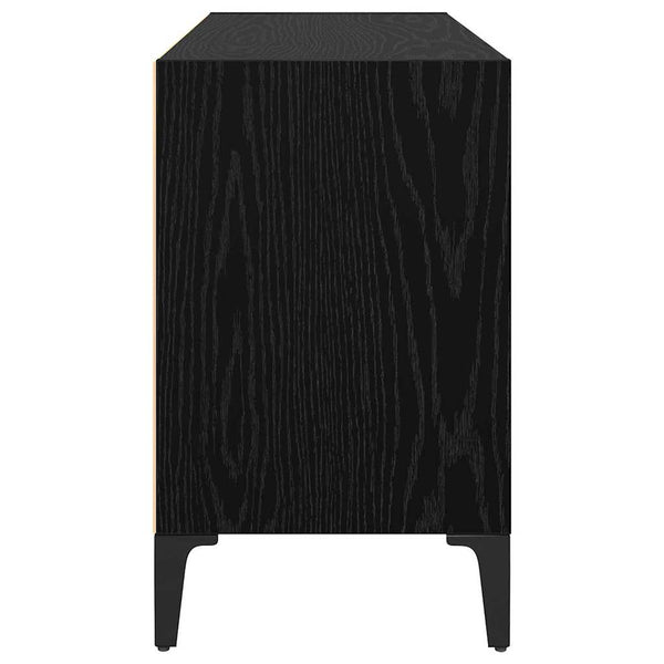 TV-taso mustana 69,5 x 30 x 50 cm Tekninen puu