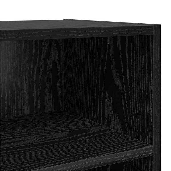 Mustat TV-tasot 69,5 x 30 x 50 cm Teknistä puuta