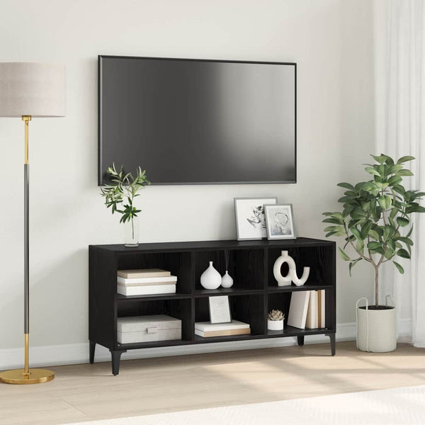 Mustat TV-tasot 69,5 x 30 x 50 cm Teknistä puuta