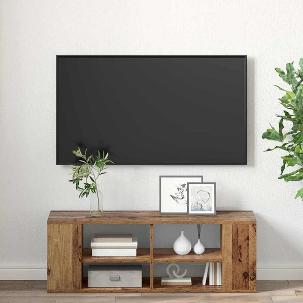 TV-tasosetti Vanha Puu 102 x 35 x 35 cm Tekninen puu