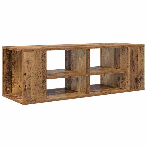 TV-tasosetti Vanha Puu 102 x 35 x 35 cm Tekninen puu