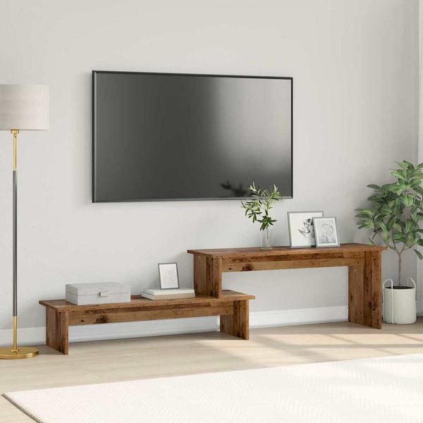 TV-tasosetti Vanha Puu 180 x 30 x 43 cm Tekninen puu